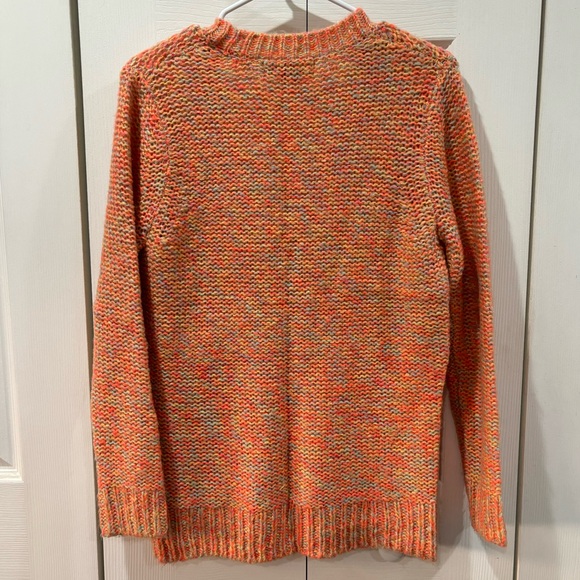 FOREVER 21 Women’s Multicolor Button Down Knit Cardigan - pink / orange, size S - Picture 4 of 4